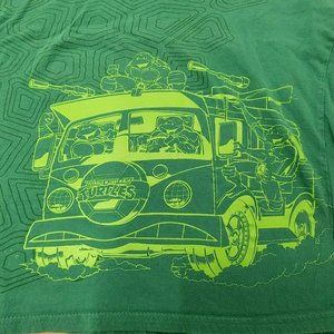Teenage Mutant Ninja Turtles Lootwear Exclusive Green T-shirt Turtle Van Size XL